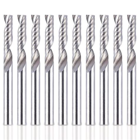 HQMaster 1/8 Shank CNC Router Bits Inch Shank 3.175mm End .